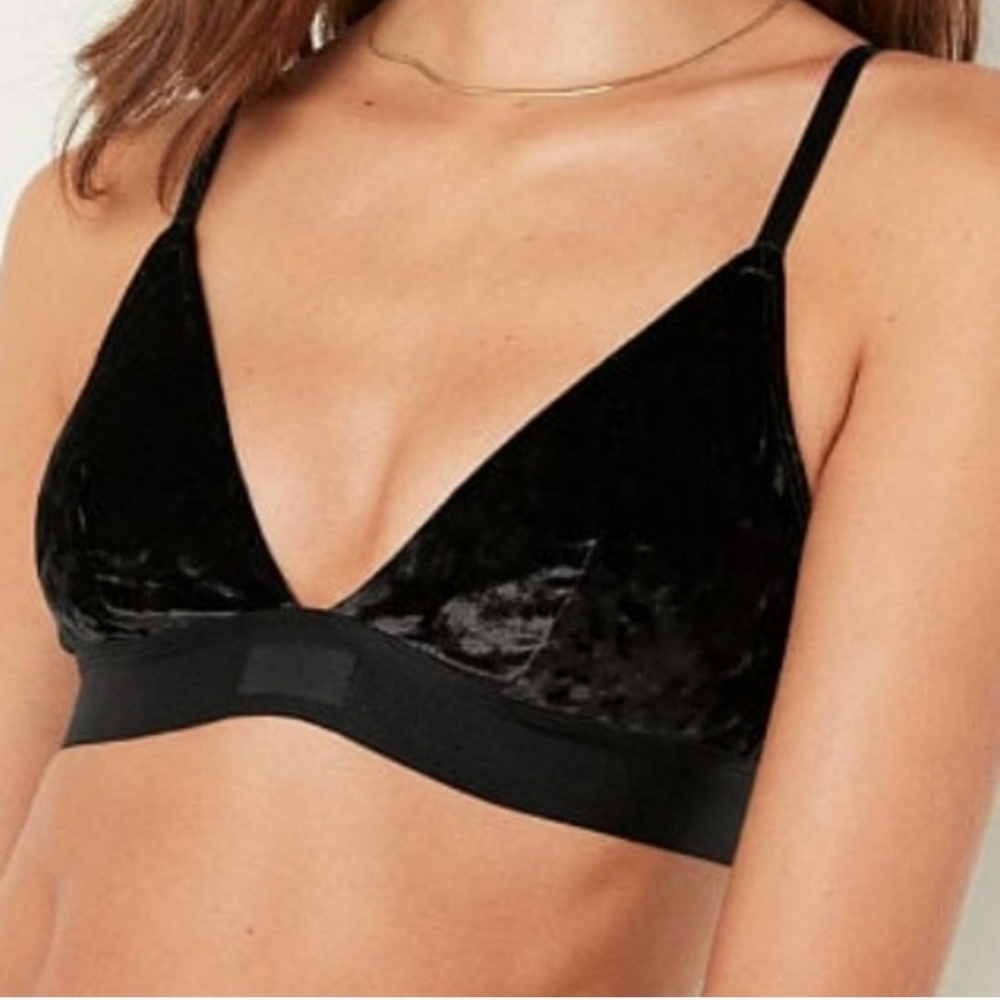 Velvet Triangle Bralette